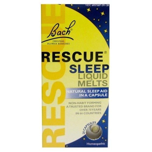 Bach Rescue Night Liquid Melts 28 Capsules